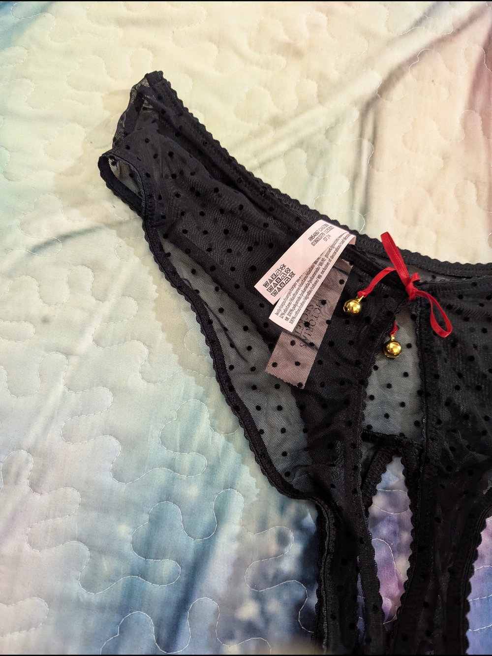 🖤 Victoria’s Secret Black Polka Dot Cheeky Panty – Large – NWT - Picture 13 of 13